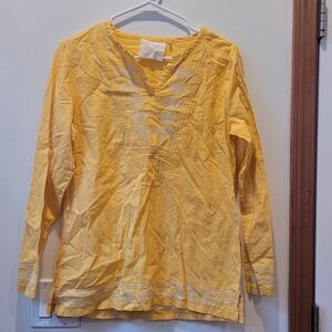 Craghoppers Yellow Embroidered Tunic